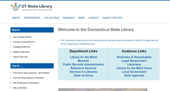 Desktop Screenshot of ctstatelibrary.org
