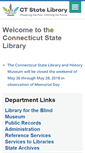 Mobile Screenshot of ctstatelibrary.org